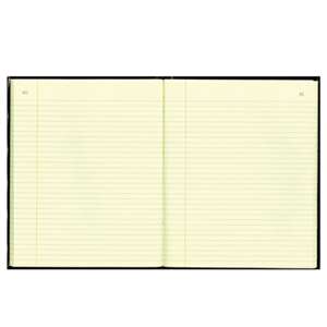 REDIFORM OFFICE PRODUCTS Texthide Record Book, Black/Burgundy, 150 Green Pages, 10 3/8 x 8 3/8