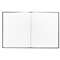 REDIFORM OFFICE PRODUCTS Large Executive Notebook w/Cover, 10 3/4 x 8 1/2, Letter, Black Cover, 75 Sheets