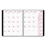 REDIFORM OFFICE PRODUCTS DuraFlex 14-Month Planner, 8 7/8 x 7 1/8, Black, 2016-2018