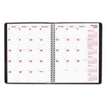 REDIFORM OFFICE PRODUCTS Essential Collection 14-Month Ruled Planner, 11 x 8 1/2, Black, 2017