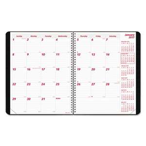 REDIFORM OFFICE PRODUCTS DuraFlex 14-Month Planner, 8 1/2 x 11, Black, 2016-2018