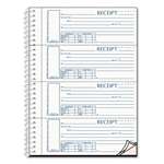 REDIFORM OFFICE PRODUCTS Spiralbound Unnumbered Money Receipt Book, 7 x 2 3/4, Three-Part, 120 Sets/Book