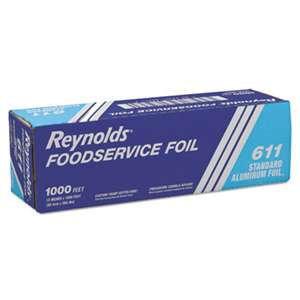 REYNOLDS FOOD PACKAGING Standard Aluminum Foil Roll, 12" x 1000 ft, Silver