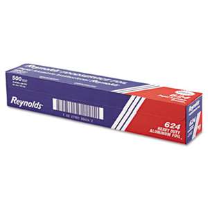 REYNOLDS FOOD PACKAGING Heavy Duty Aluminum Foil Roll, 18" x 500 ft, Silver
