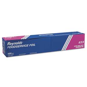 REYNOLDS FOOD PACKAGING Extra Heavy-Duty Aluminum Foil Roll, 24" x 500 ft, Silver