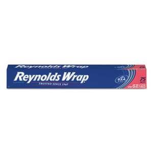 REYNOLDS FOOD PACKAGING Standard Aluminum Foil Roll, 12" x 75 ft, Silver, 35 Packs/Carton