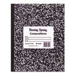 ROARING SPRING PAPER PRODUCTS Marble Cover Composition Book, Wide Rule, 9 3/4 x 7 1/2, 100 Pages