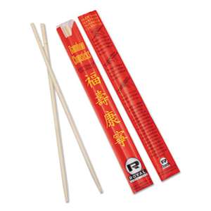 ROYAL PAPER PRODUCTS Chopsticks, Bamboo, 9", Natural, 1000/Carton