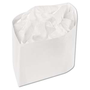 ROYAL PAPER PRODUCTS Classy Cap, Crepe Paper, White, Adjustable, One Size, 100 Caps/Pk, 10 Pks/Carton