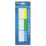 REDI-TAG CORPORATION Write-On Self-Stick Index Tabs, 1 1/2 x 2, Blue, Green, Yellow, 30/Pack