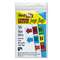REDI-TAG CORPORATION Removable Page Flags, Green/Yellow/Red/Blue/Orange, 10/Color, 50/Pack
