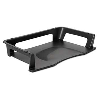 RUBBERMAID Regeneration Letter Tray, Plastic, Black