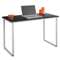 Safco 1943BLSL Steel Workstation, 47-1/4w x 24d x 28-3/4h, Black/Silver