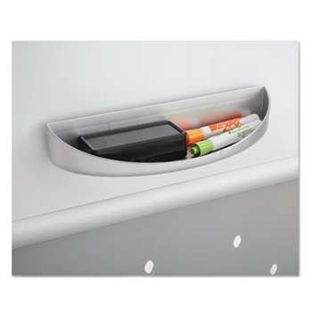 SAFCO PRODUCTS Rumba? Whiteboard Screen Accessories, Eraser Tray, 12 1/4 x 2 1/4, Silver