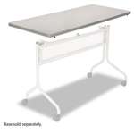 SAFCO PRODUCTS Impromptu Series Mobile Training Table Top, Rectangular, 48w x 24d, Gray
