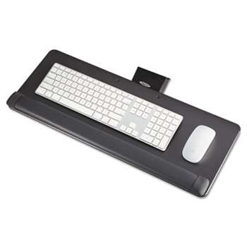 SAFCO PRODUCTS Knob-Adjust Keyboard Platform, 25w x 9-1/2d, Black