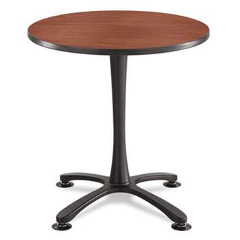 SAFCO PRODUCTS Cha-Cha Table Top, Laminate, Round, 30" Diameter, Cherry