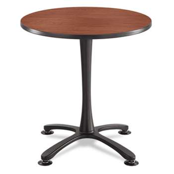 SAFCO PRODUCTS Cha-Cha Sitting Height Table Base, X-Style, Steel, 29" High, Black