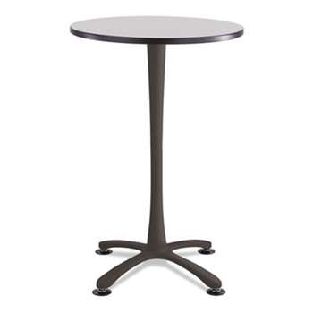 SAFCO PRODUCTS Cha-Cha Bistro Height Table Base, X-Style, Steel, 42" High, Black