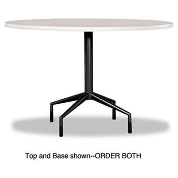 SAFCO PRODUCTS RSVP Series Standard Fixed Height Table Base, 28" dia. x 29h, Black
