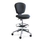 Safco 3442BL Metro Collection Extended Height Swivel/Tilt Chair, 22-33" Seat Height, Black