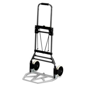 SAFCO PRODUCTS Stow-Away Medium Hand Truck, 275lb Capacity, 19w x 17 3/4d x 38 3/4h, Aluminum