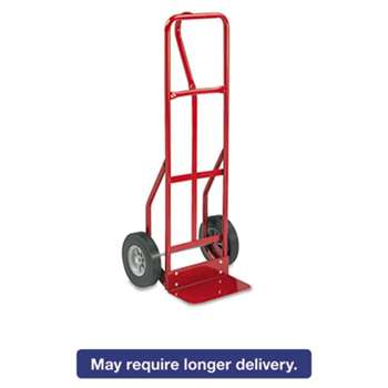 Safco 4084R Two-Wheel Steel Hand Truck, 500lb Capacity, 18w x 47h, Red
