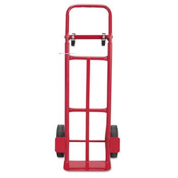 SAFCO PRODUCTS Two-Way Convertible Hand Truck, 500-600lb Capacity, 18w x 51h, Red