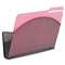 Safco 4176BL Onyx Magnetic Mesh Panel Accessories, Single File Pocket, Black