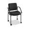 SAFCO PRODUCTS Moto Series Stacking Chairs, Black Fabric Upholstery, 2/Carton