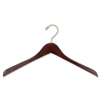SAFCO PRODUCTS Wood Hangers, 8/Pack