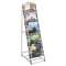 SAFCO PRODUCTS Onyx Magazine Floor Rack, 12-1/2w x 18-1/2d x 46h, Black