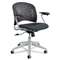 SAFCO PRODUCTS Rˆve Series Task Chair, Round Plastic Back, Polyester Seat, Black Seat/Back