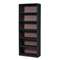 SAFCO PRODUCTS Value Mate Series Metal Bookcase, Six-Shelf, 31-3/4w x 13-1/2d x 80h, Black