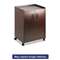 SAFCO PRODUCTS Mobile Refreshment Center, One-Shelf, 23w x 18d x 31h, Mahogany