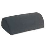 SAFCO PRODUCTS Half-Cylinder Padded Foot Cushion, 17-1/2w x 11-1/2d x 6-1/4h, Black