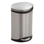 SAFCO PRODUCTS Step-On Medical Receptacle, 3gal, Stainless Steel