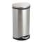 SAFCO PRODUCTS Step-On Medical Receptacle, 7.5gal, Stainless Steel