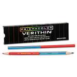 SANFORD Verithin Double-Ended Colored Pencils, Blue/Red, Dozen