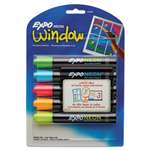 SANFORD Neon Dry Erase Marker, Bullet Tip, Assorted, 5/Set