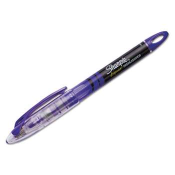 SANFORD Accent Liquid Pen Style Highlighter, Chisel Tip, Fluorescent Purple, Dozen