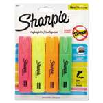 SANFORD Blade Tip Highlighter, Assorted, 4/Pack