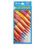 SANFORD Col-Erase Pencil w/Eraser, 12 Assorted Colors/Set