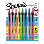 SANFORD Accent Retractable Highlighters, Chisel Tip, Assorted Colors, 8/Set