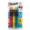 SANFORD Retractable Highlighters, Chisel Tip, Assorted Fluorescent Colors, 5/Set