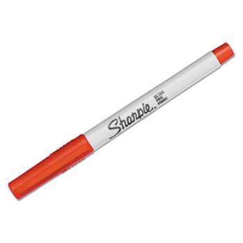 SANFORD Permanent Markers, Ultra Fine Point, Red, Dozen