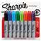 SANFORD Permanent Marker, 5.3mm Chisel Tip, Assorted, 8/Set