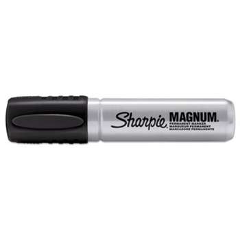 SANFORD Magnum Oversized Permanent Marker, Chisel Tip, Black