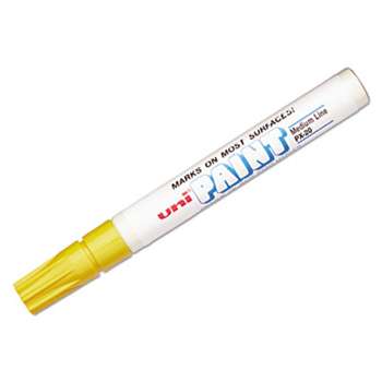 SANFORD uni-Paint Marker, Medium Point, Yellow