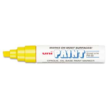 SANFORD uni-Paint Marker, Broad Tip, Yellow